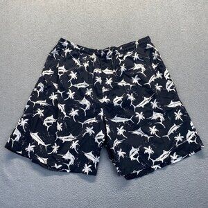 Columbia PFG‎ Swim Swordfish Palm Tree Board Short Large Mens Omnishade Summer